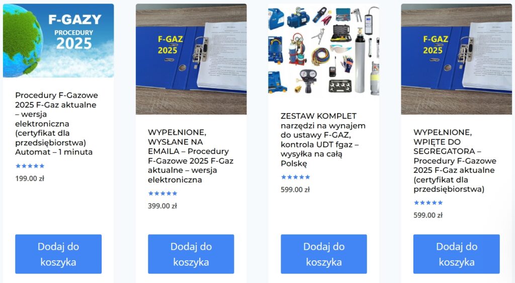 Oferta Procedur F-Gaz